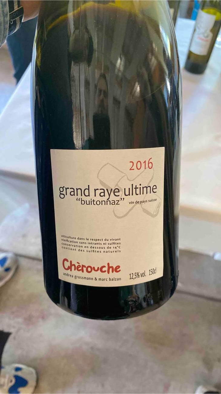 Grand Raye Ultime "Buitonnaz" - Domaine de Chèrouche - Andrea Grossmann & Marc Balzan 