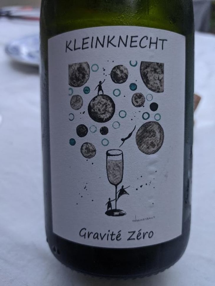 Gravité Zéro - Brut Nature - Domaine Kleinknecht - André Kleinknecht -2022