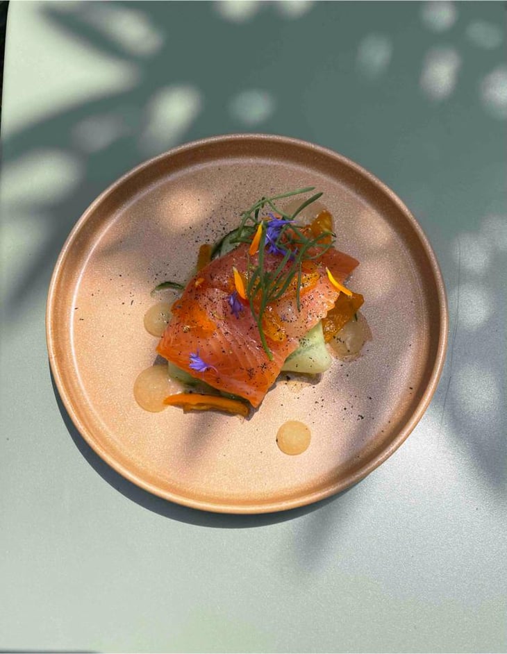 Gravlax De Truite, Concombre Et The Grille - Bèou Bistrot - 639537