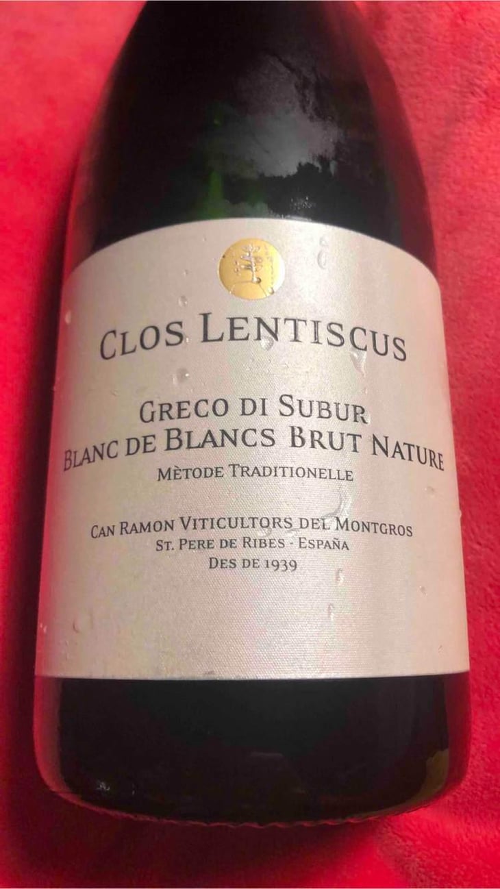 Greco di Subur Blanc de Blancs Brut Nature - Clos Lentiscus - Manel Aviñó 