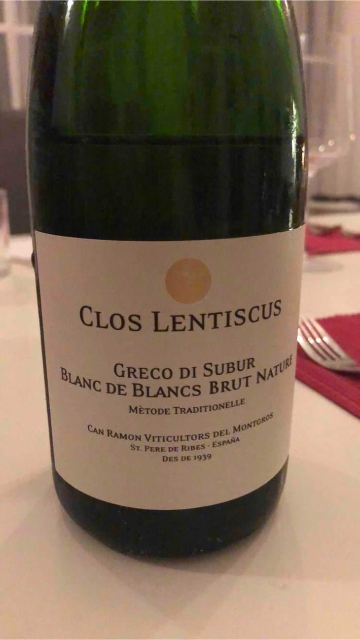 Greco di Subur Blanc de Blancs Brut Nature - Clos Lentiscus - Manel Aviñó 