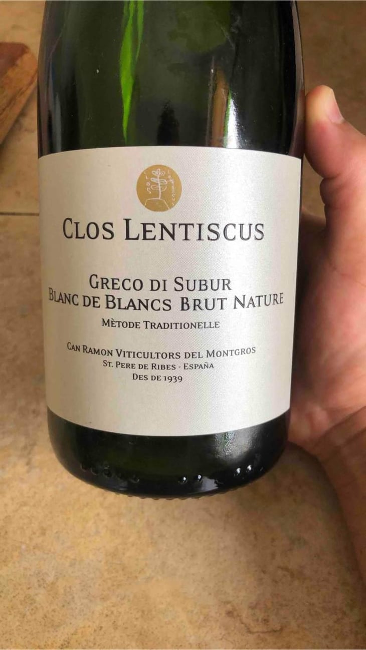 Greco di Subur Blanc de Blancs Brut Nature - Clos Lentiscus - Manel Aviñó 