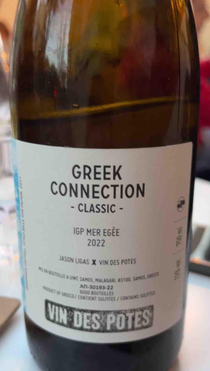 Greek Connection Classic X Jason Ligas - Vin des Potes - Basile Passe 