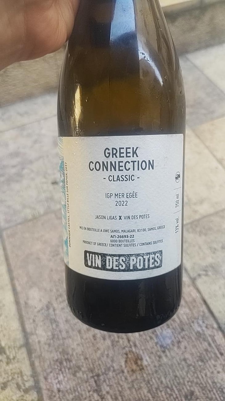 Greek Connection Classic X Jason Ligas - Vin des Potes - Basile Passe 