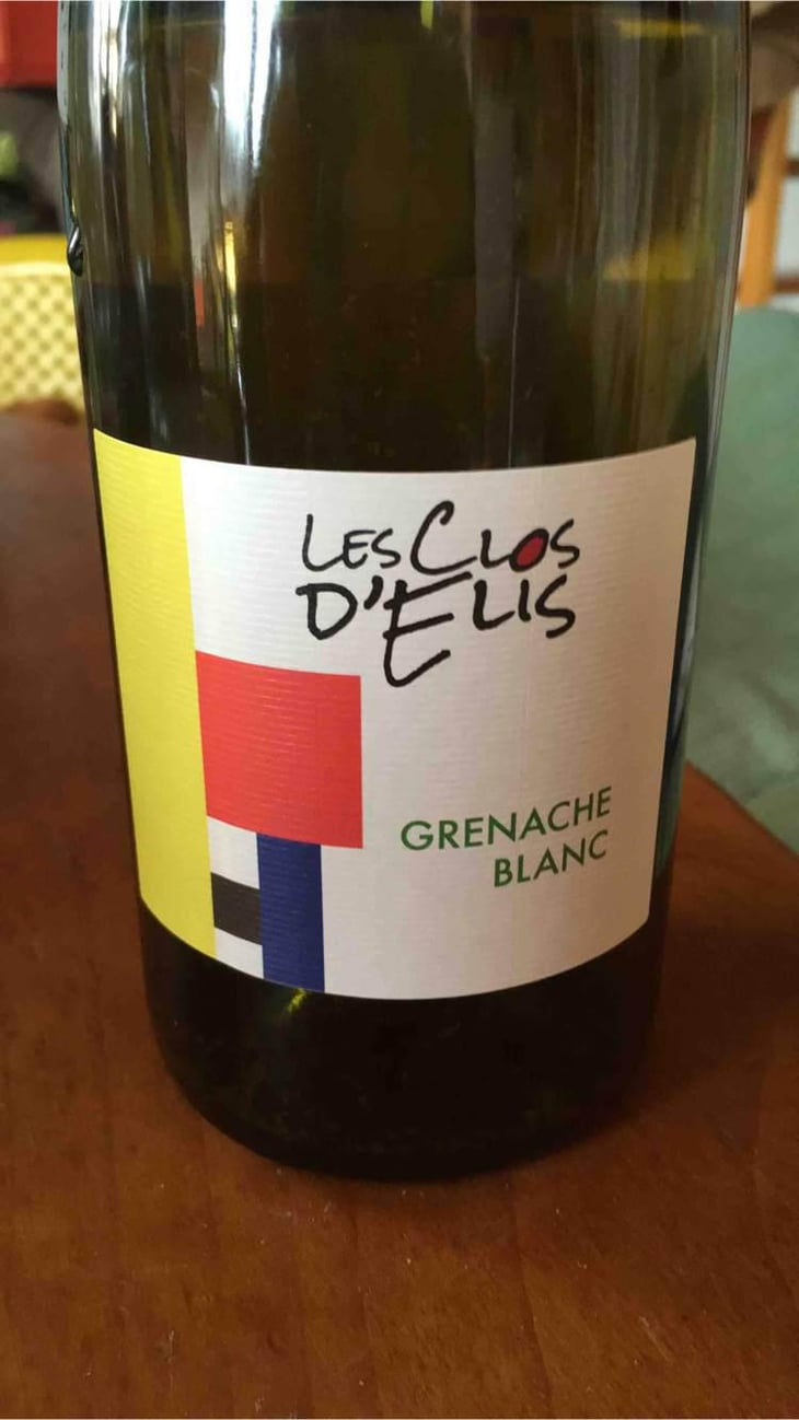 Grenache Blanc - Quatrième cuvée - Les Clos d'Elis - Elisabeth Jacquier 