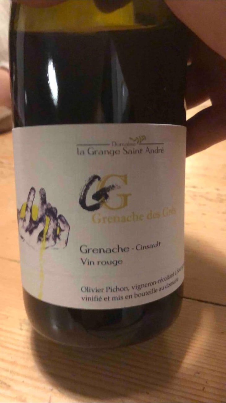 Grenache des grès - La Grange Saint André - Olivier Pichon -2019