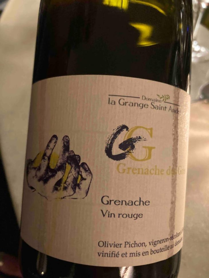 Grenache des grès - La Grange Saint André - Olivier Pichon -2019