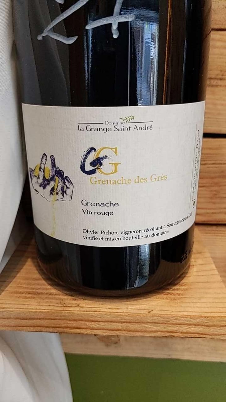 Grenache des grès - La Grange Saint André - Olivier Pichon -2019