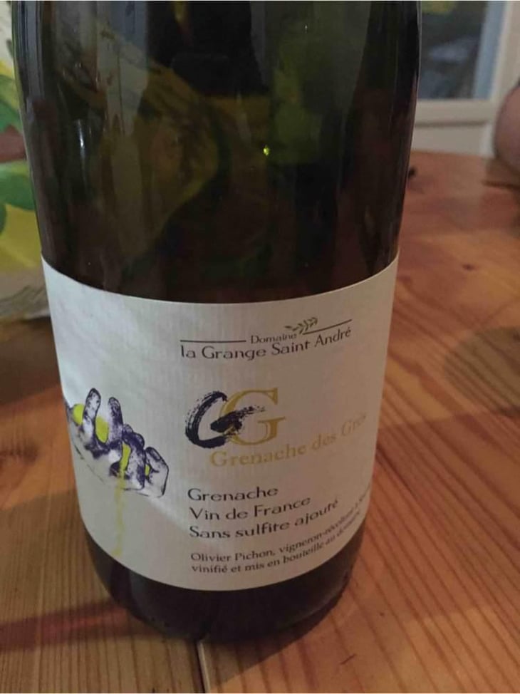 Grenache des grès - La Grange Saint André - Olivier Pichon -2019