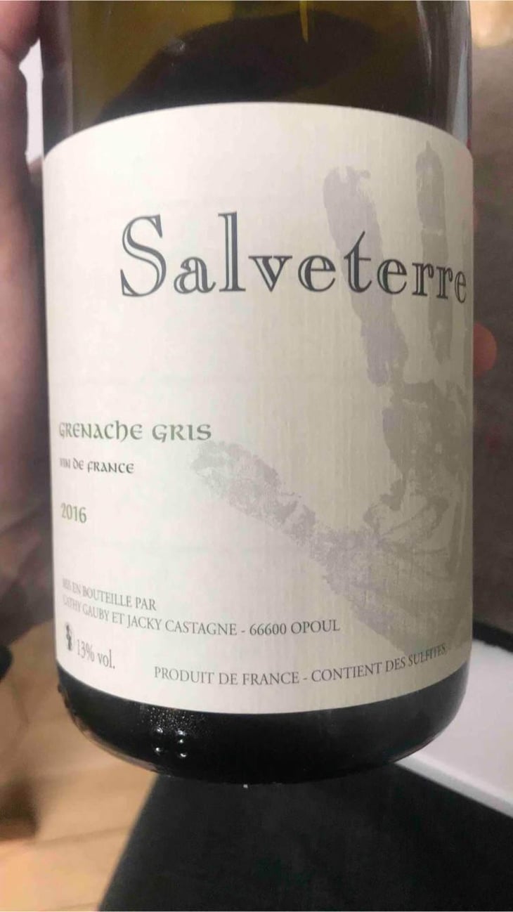 Grenache Gris - Domaine Salveterre - Cathy & Jackie Castagne 