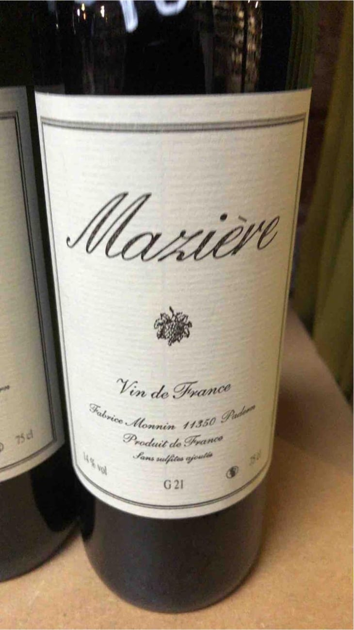 Grenache - Mazière - Fabrice Monnin -2017