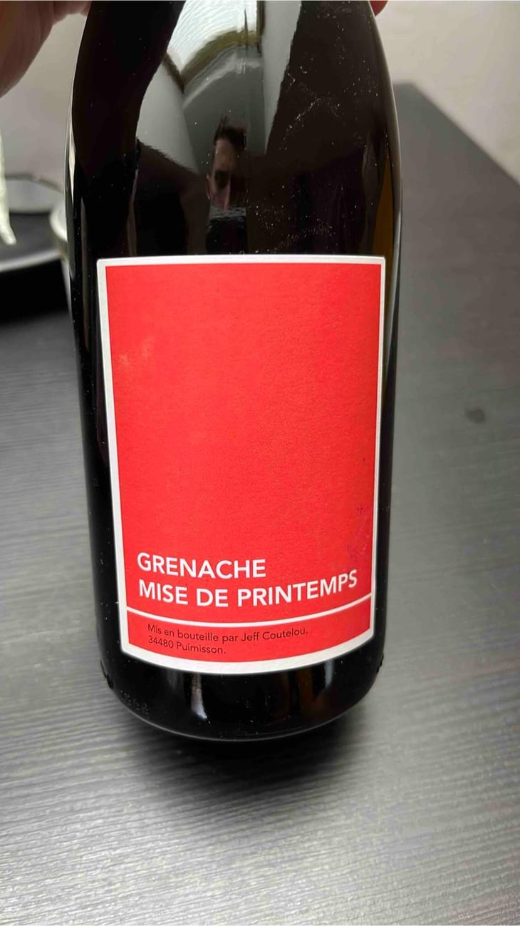 Grenache Mise De Printemps - Mas Coutelou - Jean-François Coutelou 