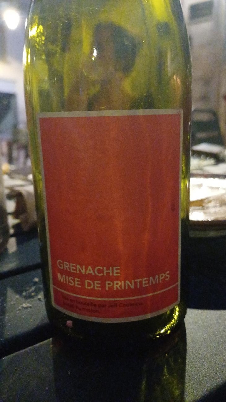 Grenache Mise De Printemps - Mas Coutelou - Jean-François Coutelou 