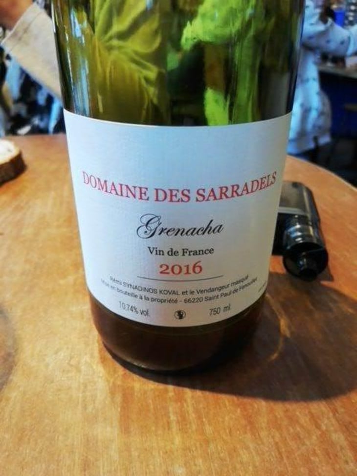 Grenacha - Domaine des Sarradels - Rémi Synadinos Koval 