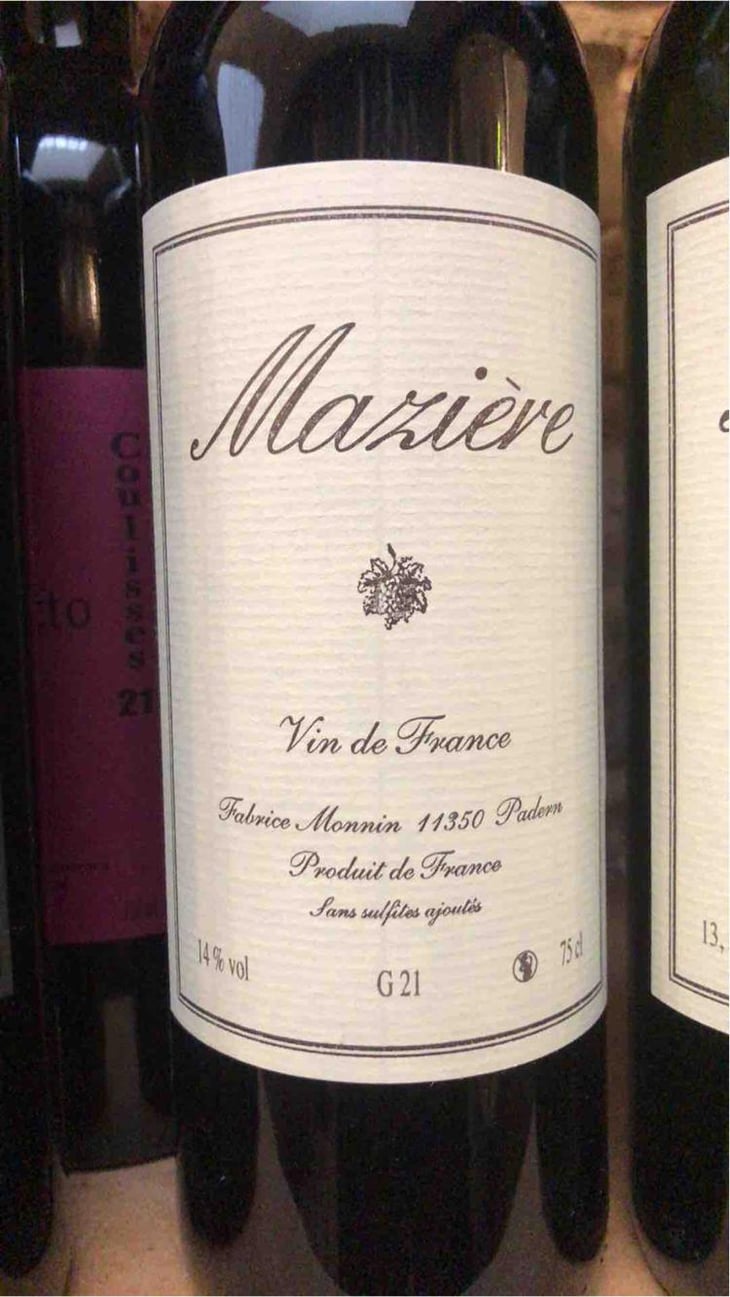 Grenache - Mazière - Fabrice Monnin -2017