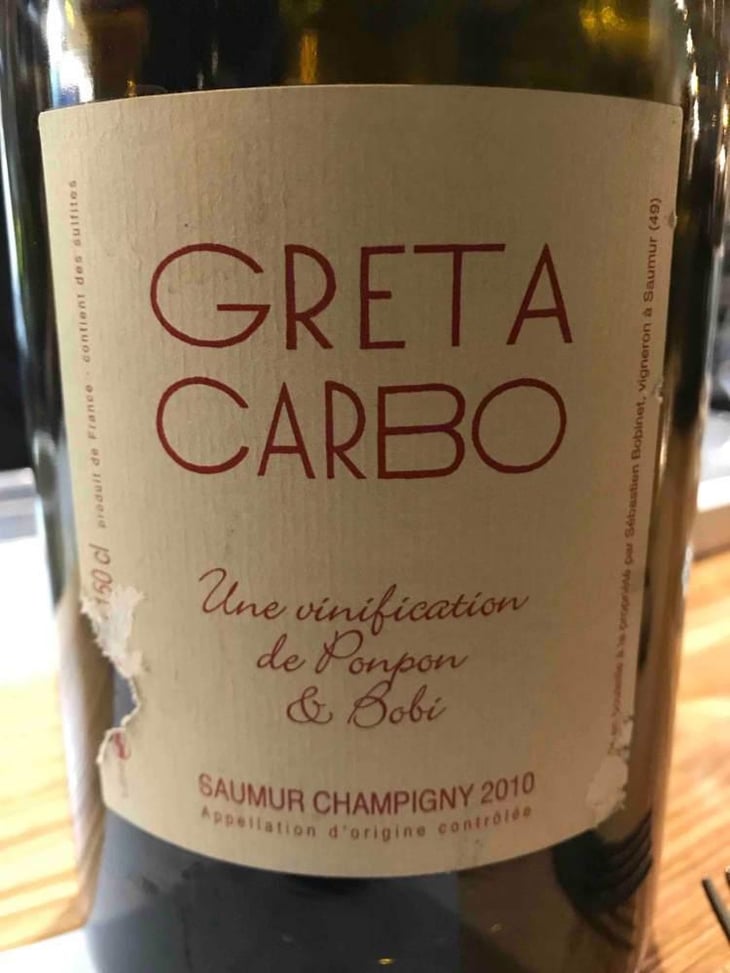 Greta Carbo - Domaine Calvez-Bobinet - Sébastien Bobinet & Emeline Calvez 