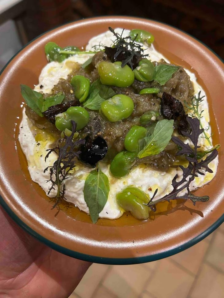 Stracciatella Aubergines Grilees Et Focaccia - Toulon pizza club - 615356
