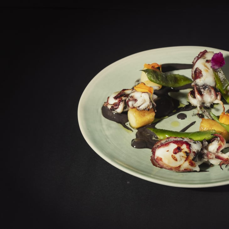 Grilled Cuttlefish And Its Ink - Espai Puntal - 623546