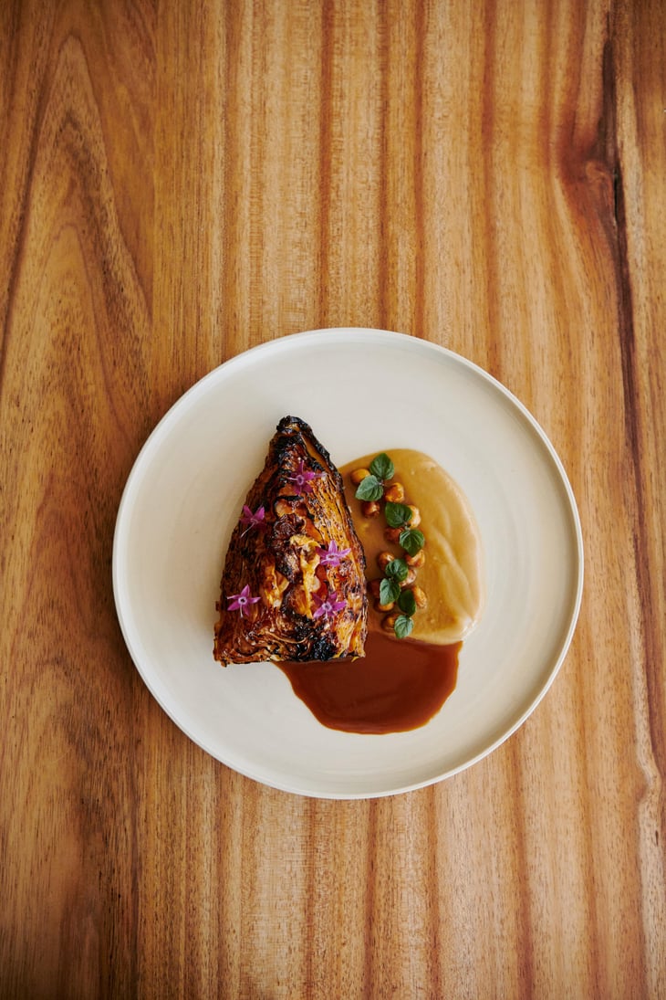 Grilled Hispi Cabbage, Chickpea, Massa De Pimentão - Austa - 693172