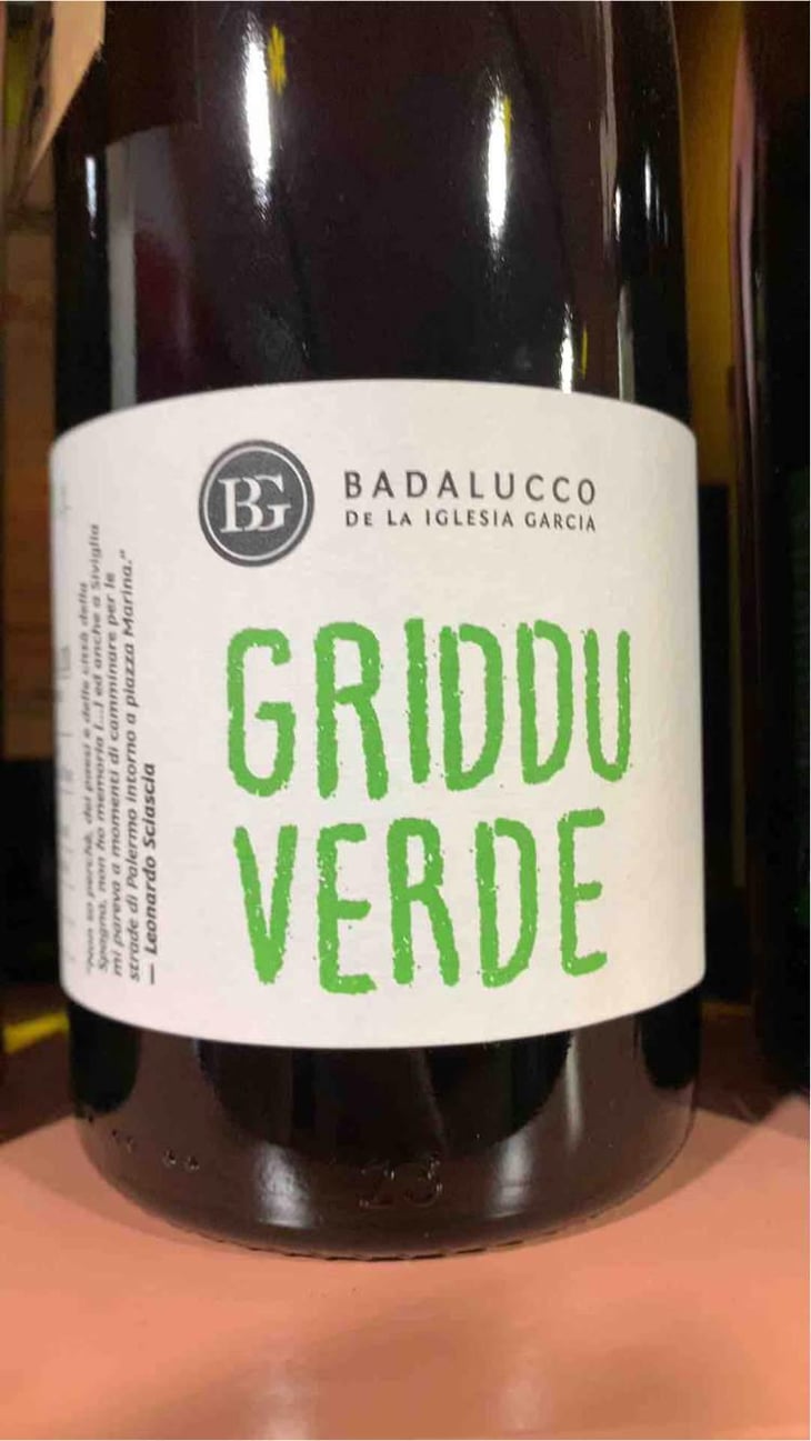 Grillo Verde - Dos Tierras Badalucco - Pierpaolo Badalucco & Beatriz de la Iglesia García 