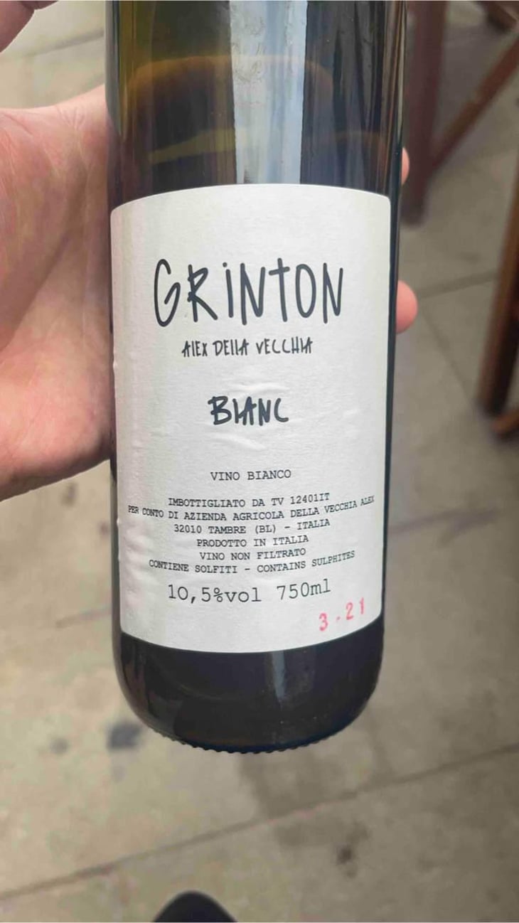 Grinton Blanc - Ombretta Agricola - Alex Della Vecchia 