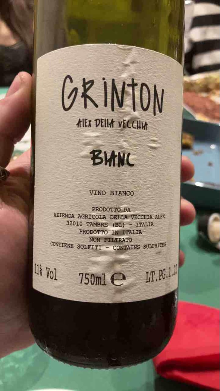 Grinton Blanc - Ombretta Agricola - Alex Della Vecchia 