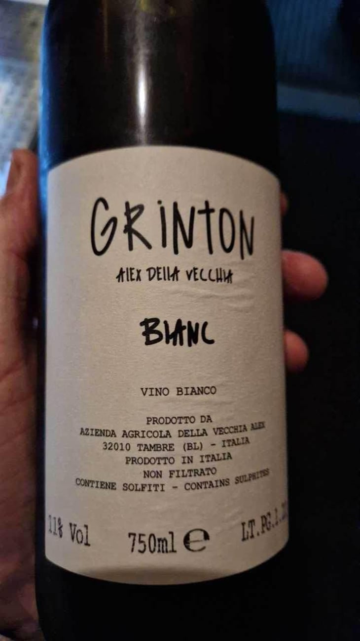 Grinton Blanc - Ombretta Agricola - Alex Della Vecchia 