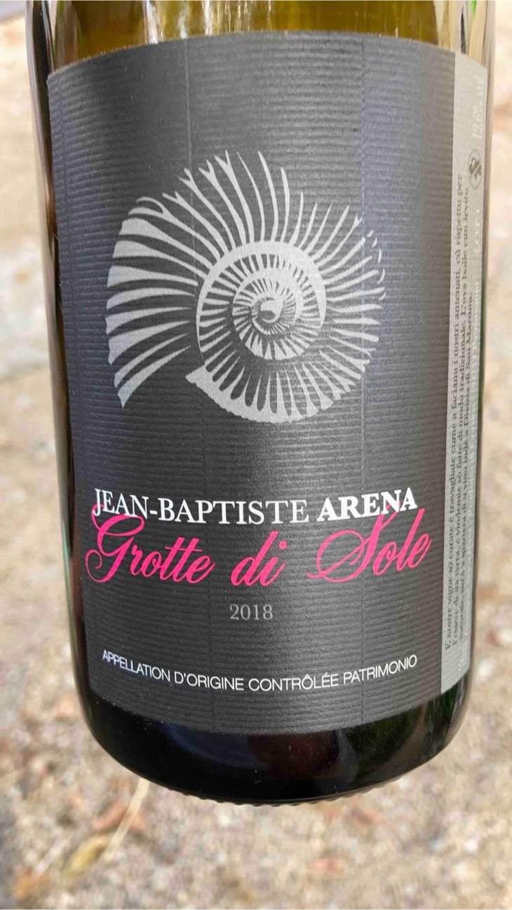 Grotte Di Sole - Domaine Jean-Baptiste Arena - Jean-Baptiste Arena 