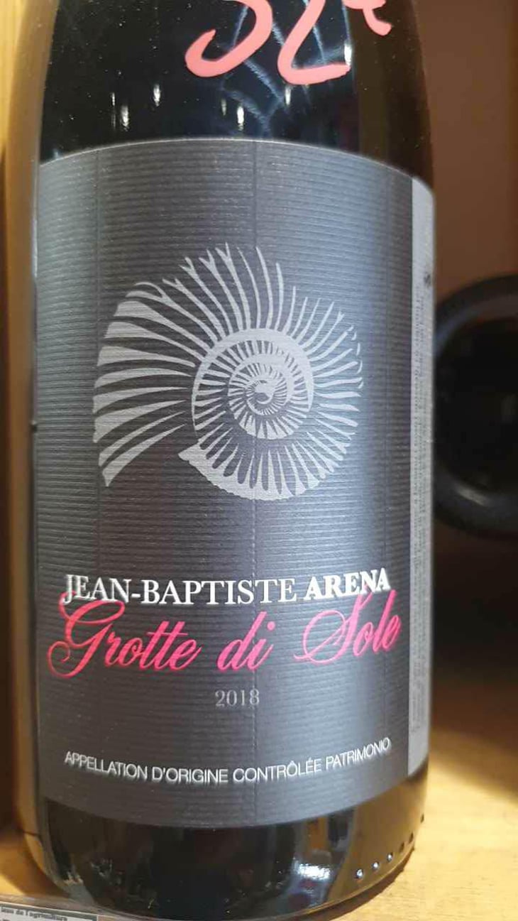 Grotte Di Sole - Domaine Jean-Baptiste Arena - Jean-Baptiste Arena 