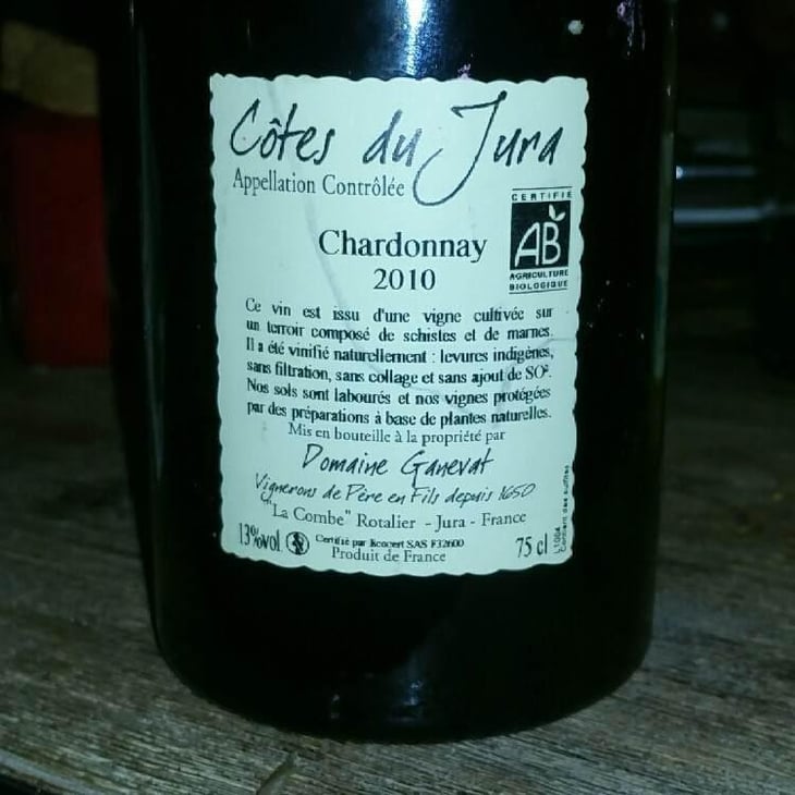 Grusse en Billat - Domaine Ganevat - Anne & Jean-François Ganevat 