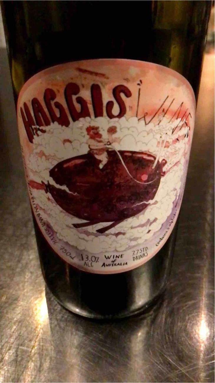 Haggis Wine - Patrick Sullivan - Patrick Sullivan 
