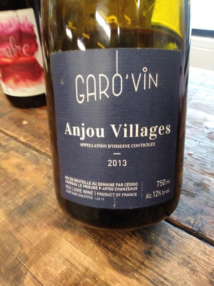 Anjou Rouge - Garo'vin - Cédric Garreau 