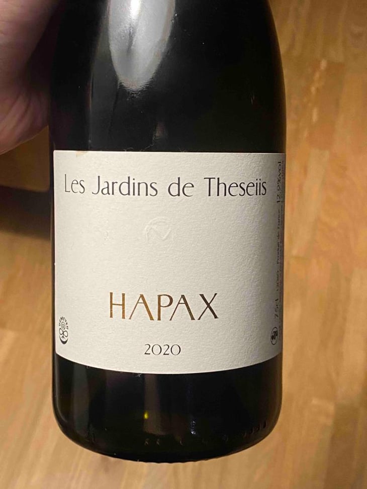 Hapax - Les Jardins de Theseiis - Paul-André Risse & Anouk Lavoie-Lamoureux 