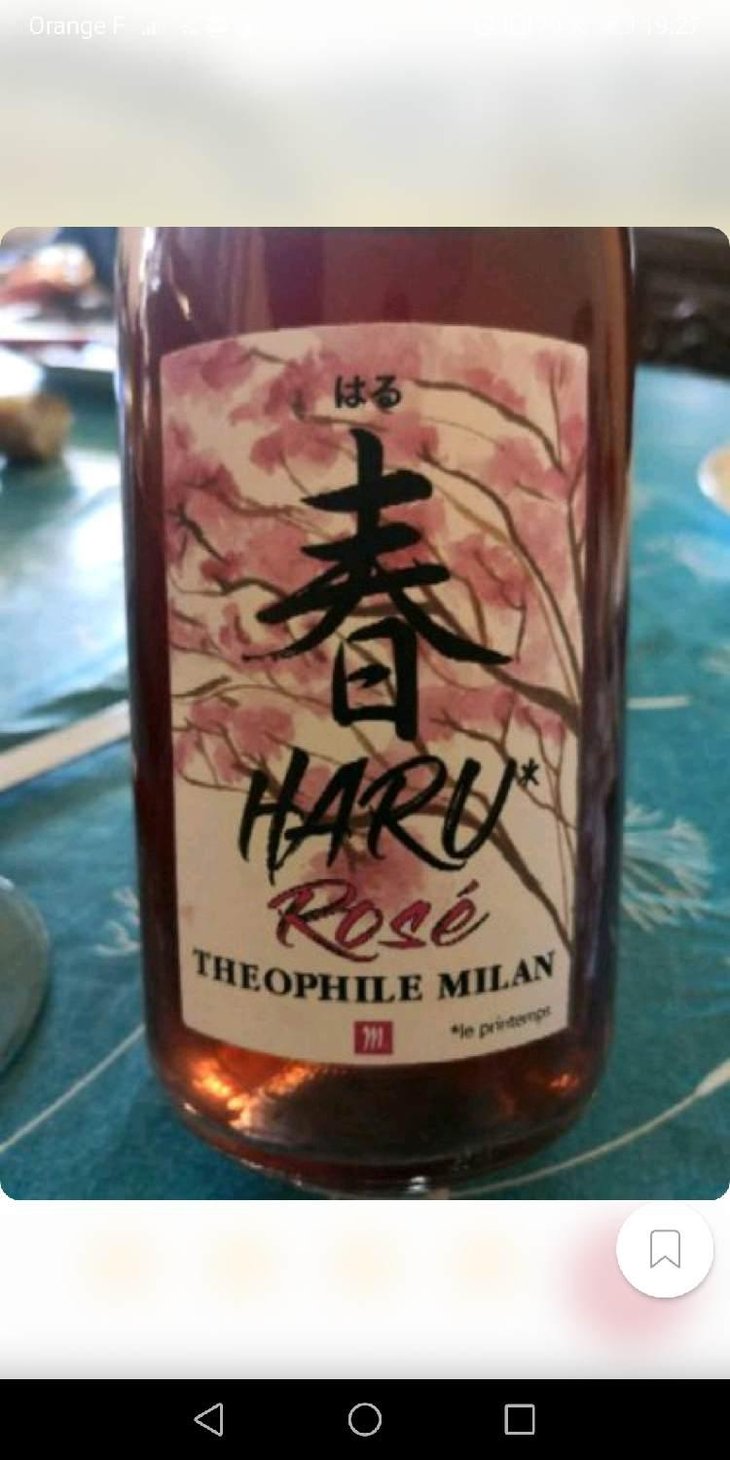 Haru Rosé - Domaine Milan - Emma, Théophile & Henri Milan 