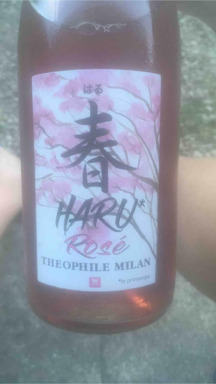 Haru Rosé - Domaine Milan - Emma, Théophile & Henri Milan 
