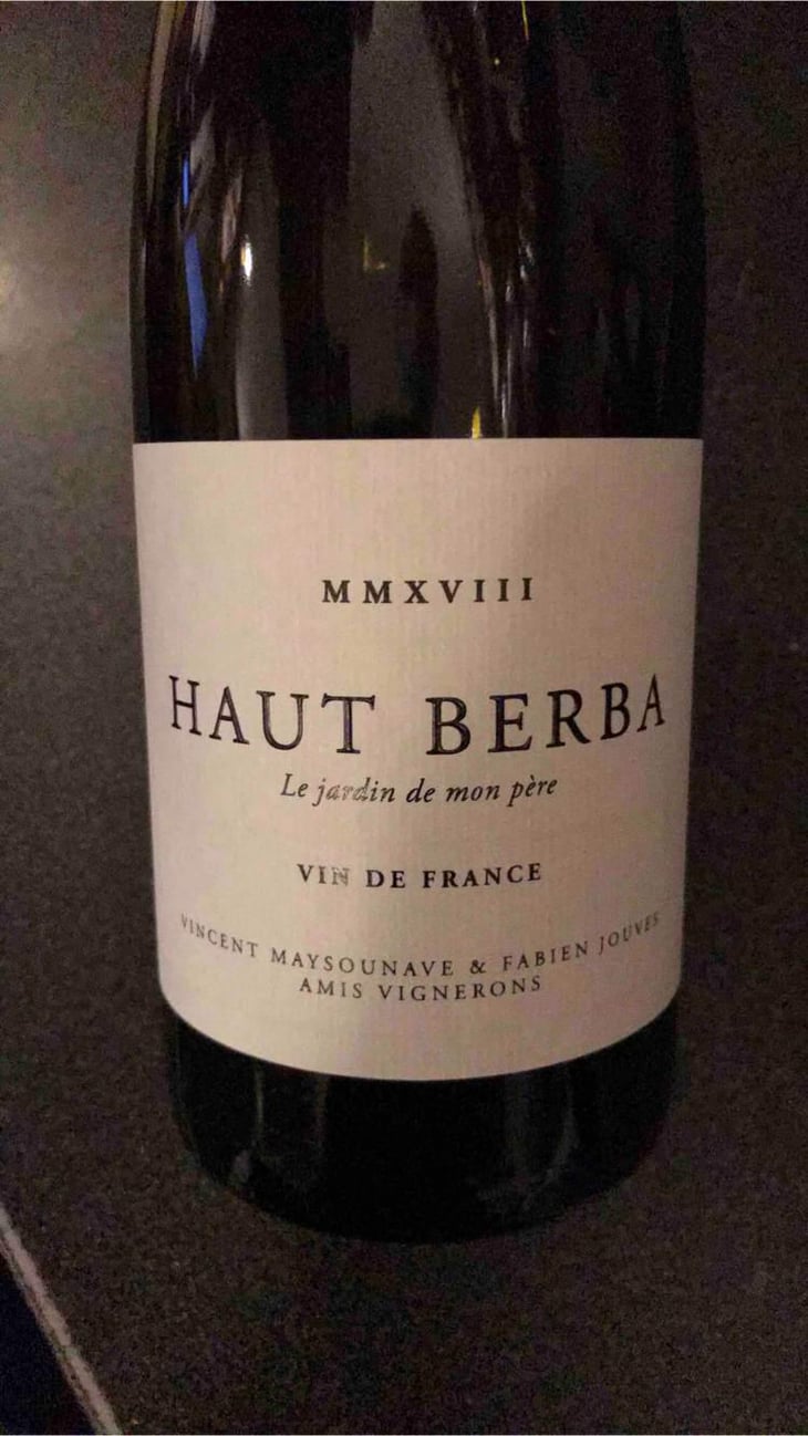 Haut-Berba - "Le Jardin de mon Père" (X Vincent Maysounaye) - Mas del Périé - Fabien Jouves 