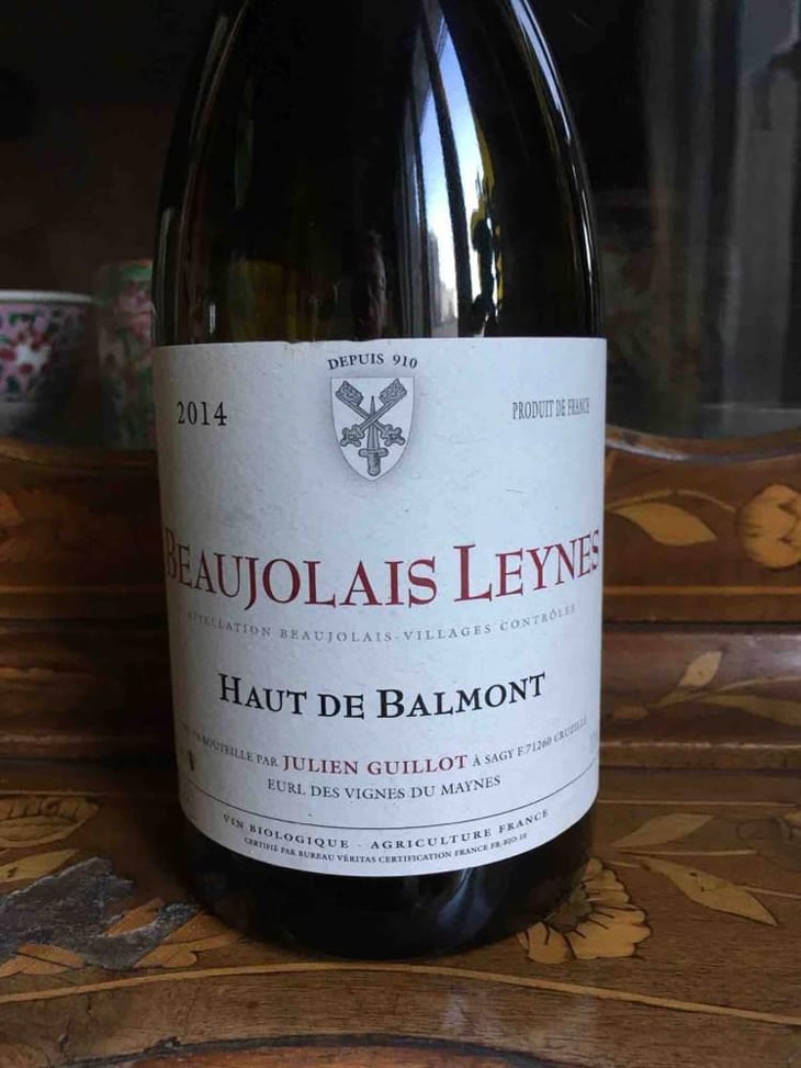 Haut de Balmont - Clos des Vignes du Maynes - Julien Guillot 
