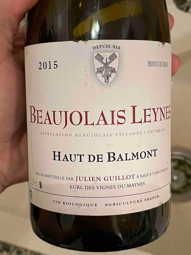 Haut de Balmont - Clos des Vignes du Maynes - Julien Guillot 