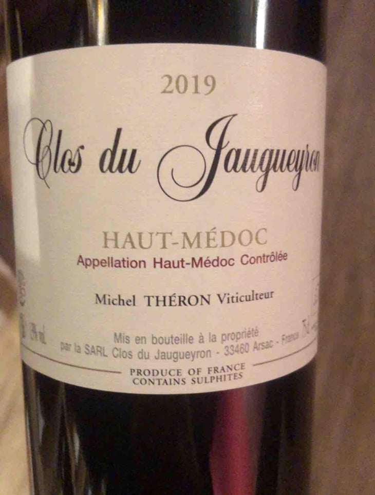 Haut-Médoc - Clos Du Jaugeyron - Michel Théron & Stéphanie Destruhaut 