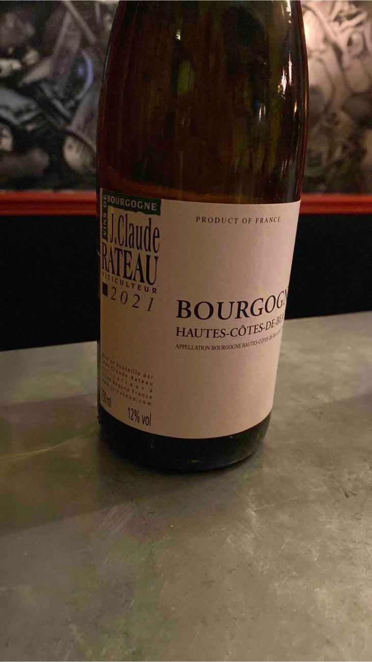 Hautes Côtes de Beaune Blanc - Domaine Jean-Claude Rateau - Amel Nouar et Jean-Claude Rateau 