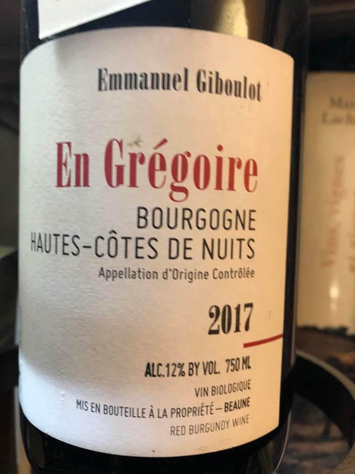 Hautes-Côtes-de-Nuits "En Grégoire" Rouge - Domaine Emmanuel Giboulot - Emmanuel Giboulot 