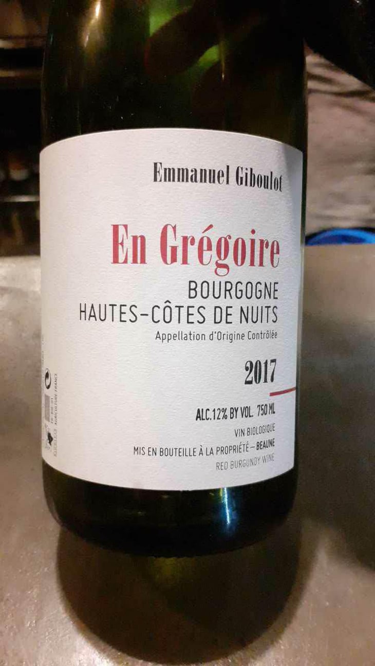 Hautes-Côtes-de-Nuits "En Grégoire" Rouge - Domaine Emmanuel Giboulot - Emmanuel Giboulot 