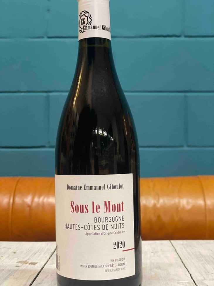 Hautes-Côtes-de-Nuits "Sous le Mont" Rouge - Domaine Emmanuel Giboulot - Emmanuel Giboulot 