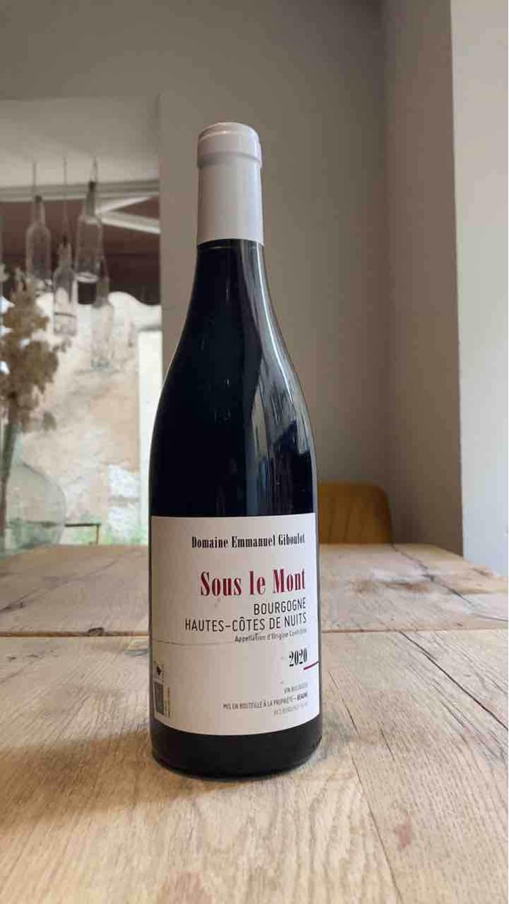 Hautes-Côtes-de-Nuits "Sous le Mont" Rouge - Domaine Emmanuel Giboulot - Emmanuel Giboulot 