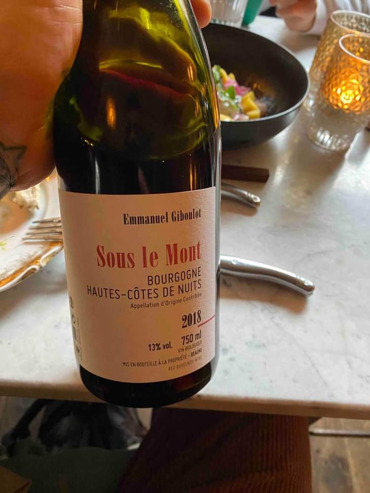 Hautes-Côtes-de-Nuits "Sous le Mont" Rouge - Domaine Emmanuel Giboulot - Emmanuel Giboulot 