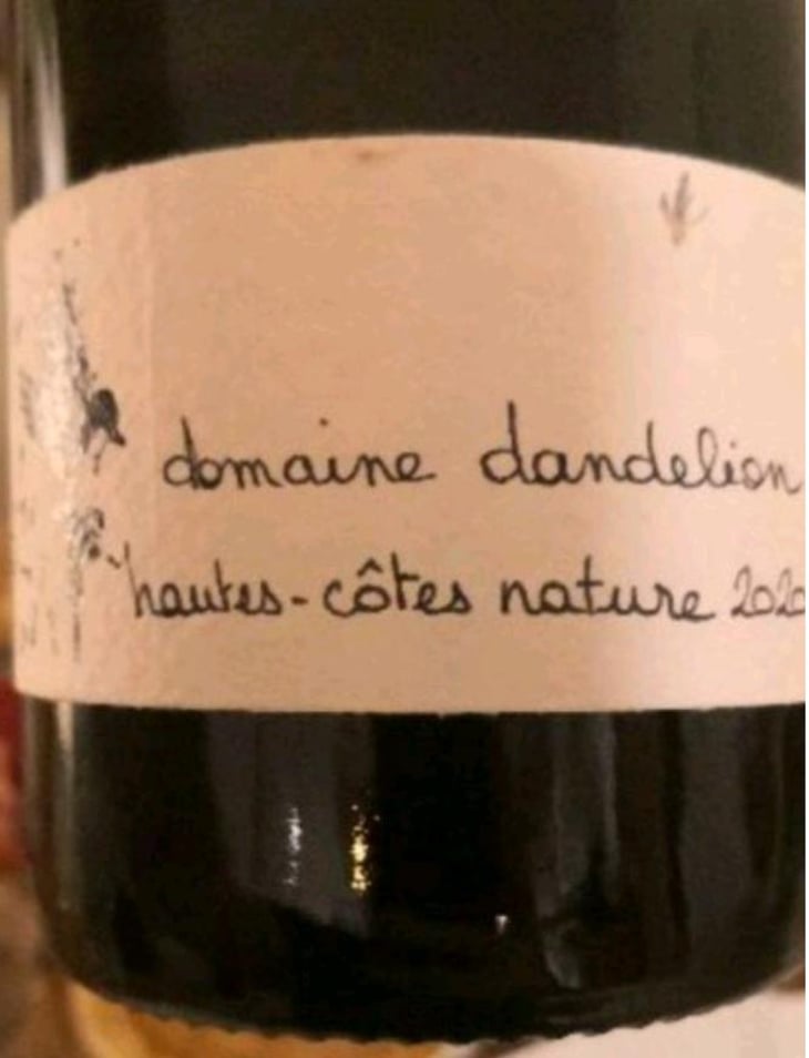 Hautes Côtes Nature - Domaine Dandelion - Morgane Seuillot & Christian Knott 
