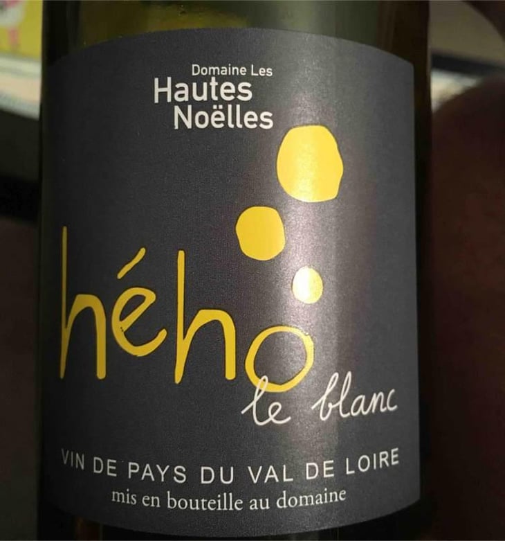 Hého le blanc - Domaine Les Hautes-Noëlles - Jean-Gabriel & Juliane Tridon 