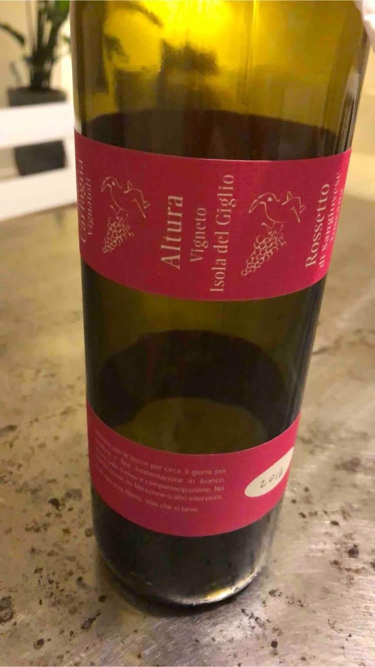 Rossetto di Sangiovese - Altura Vigneto - Francesco Carfagna 