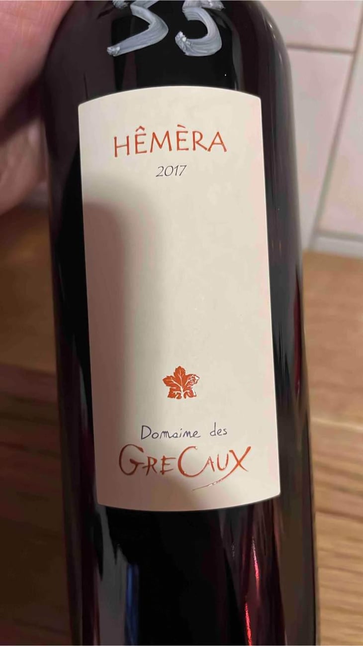 Hemera - Domaine Des Grecaux - Sophie Et Arnaud Sandras -2017