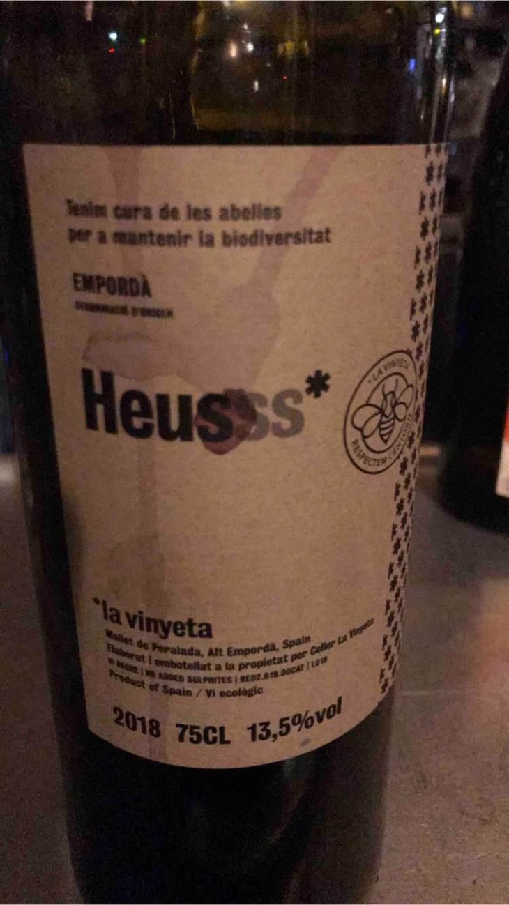 Heusss - La vinyeta - Cellar La Vinyeta 